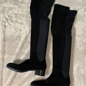 Tory Burch Black Over-the-Knee Boots